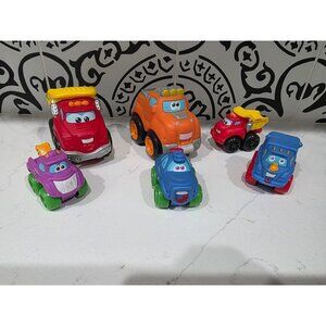 Tonka Lil Chuck Friends Lot of 6 Cars Dump Truck Pickup Truck Soft Vehicles